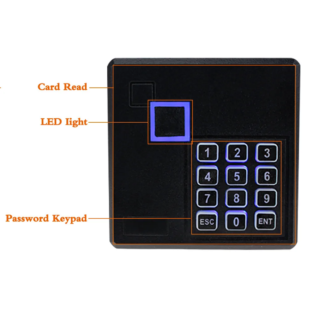 Профессиональный TCP/IP сети доступа RFID Управление доска комплект металлический DC12V Мощность конвертера с USB кард-ридер для 1/2/4 двери
