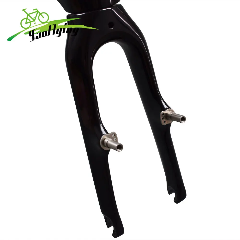 Flash Deal Full carbon folding bike frame size in 14inch bisiklet frame BSA V Brake Mini portable carbon road bike frame 5