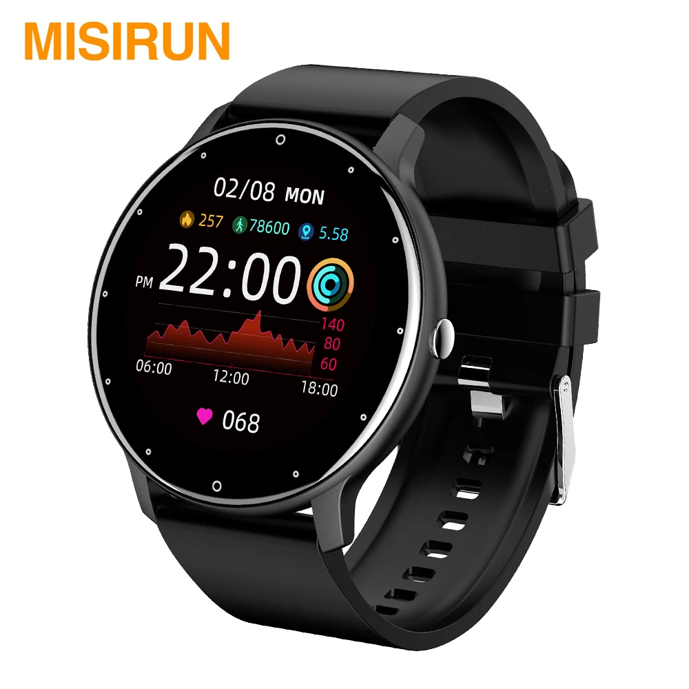 MISIRUN ZL02 Smart Watch Men Women Waterproof Heart Rate Fitness Tracker Sports Smartwatch for Apple Android Xiaomi Huawei Phone