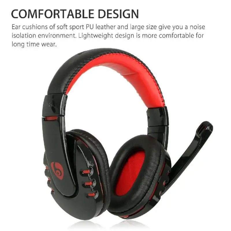 Wireless Gaming Headset With Noise Reduction Mic Headphones Surround For PC Laptop PS4 Xbox One rh Gaming Headset Dropshipping