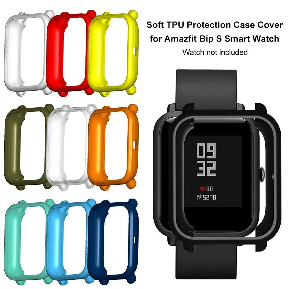 Protection Case For Huami AMAZFIT Bip S Replacement PC Watch Case Cover Shell Frame Protector For Xiaomi Huami Amazfit Bip/Lite