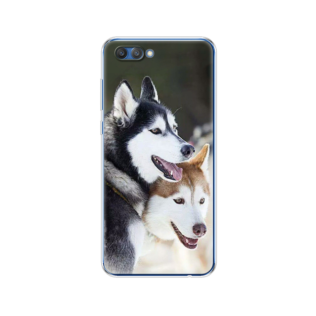 case for huawei honor V10 VIEW 10 soft tpu back phone cover for huawei honor 10 VIEW 10 Etui protective printing coque