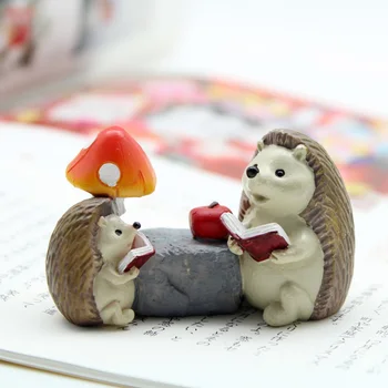 

Creative Mini Animal Gadget Flowerpot Home Decoration Cute Cartoon Gardening Gadget Hedgehog Figurines Decoration Crafts Gifts