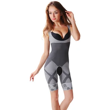 

Woman Gym Lift Rear Shapewear Slim Full Body Shaper Sexy Seamless Bodysuit Bamboo Fiber Underwear Tummy Control