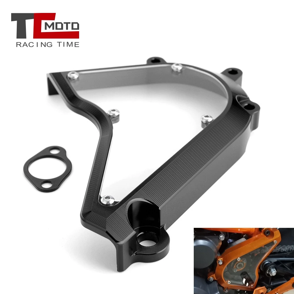 

Motorcycle Front Sprocket Guard Cover for KTM Duke 390 Duke 250 2017 2018 2019 Engine Chain Guard 2017-2019 Duke390