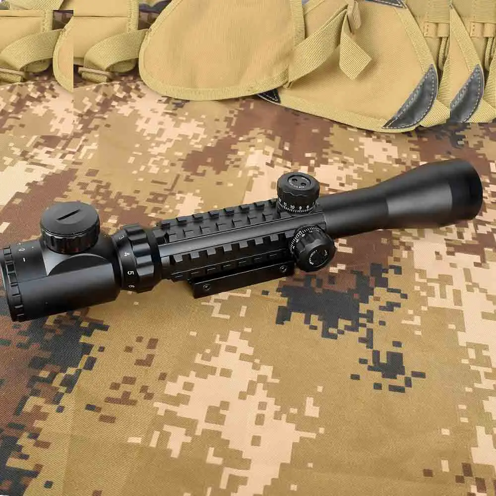 Охотничий прицел оптика 3-9x40 LLL ночного видения оптический свет прицеливания устройство снайперская винтовка прицел AR15 AR10. 223/. 308