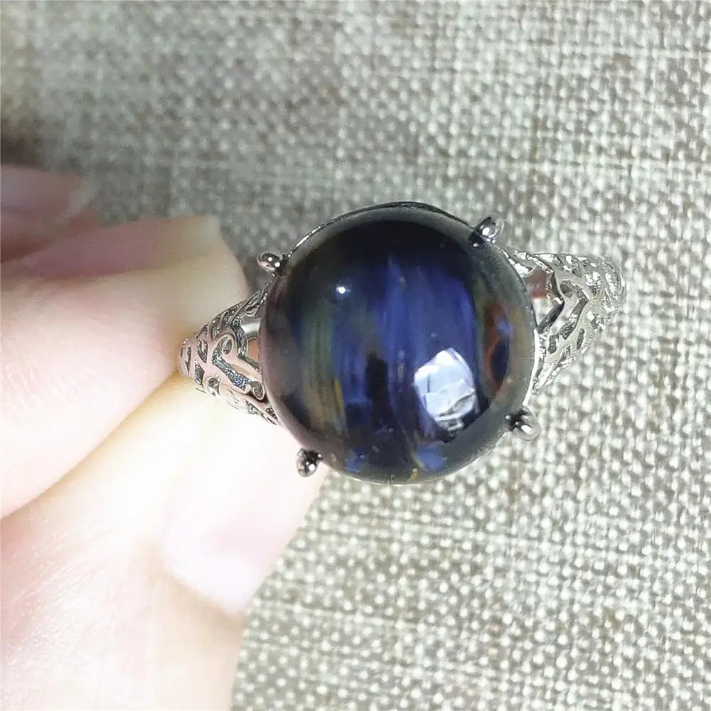 ring Pietersite in Sterling Silver... size 12..