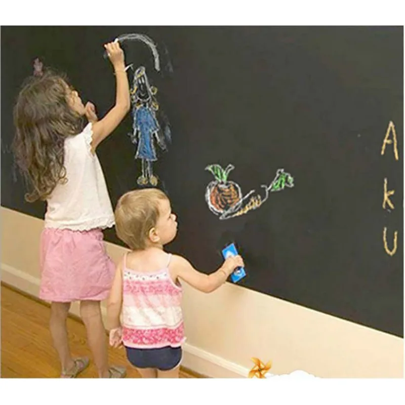 

Chalk Board Blackboard Stickers Removable Vinyl Draw Decor Mural Decals Art Chalkboard Wall Sticker For Kids Rooms