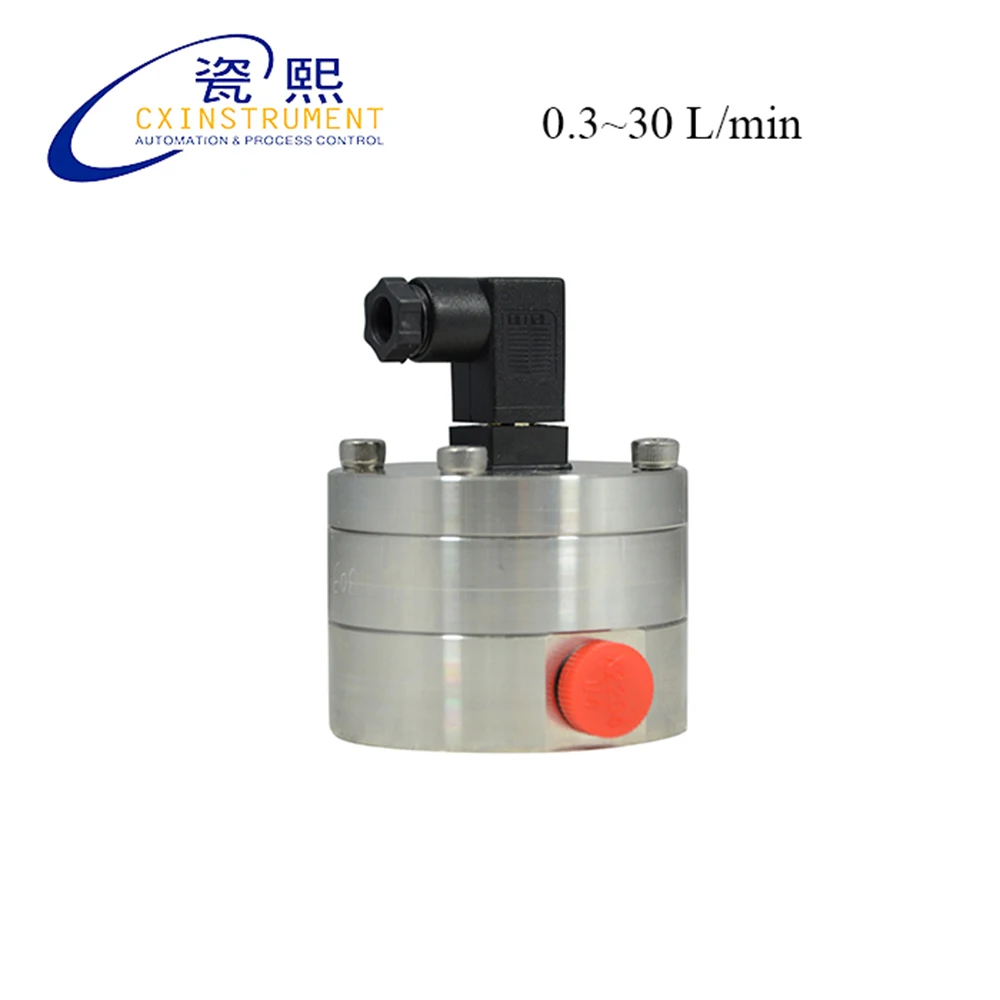 

Gasoline Fuel Flow Meter with 0.3~30 L/h Measuring range All stainless steel Material 0.2% Accuracy Micro oval gear flow meter