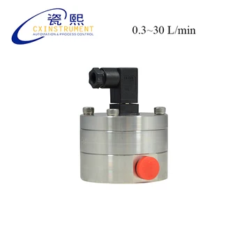 

Gasoline Fuel Flow Meter with 0.3~30 L/h Measuring range All stainless steel Material 0.2% Accuracy Micro oval gear flow meter
