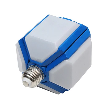 

E27 Folding Bulb 35W Football Lamp Fan Blade Bulb LED 220V Bubble Ball Super Bright Angle Adjustable Light For Garage Lighting