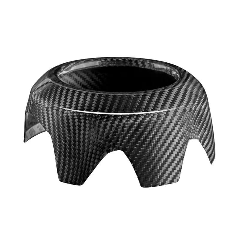 carbon fiber Modification Accessories Steering wheel center decoration car styling For MINI COOPER Clubman S F54 F55 F56 F57 F60