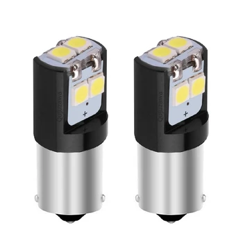 

2PCS New T11 BA9S 233 T4W Super Bright 3030 Led Car Interior Reading Dome Lamp Auto Parking Turn Side Bulb License Plate Light