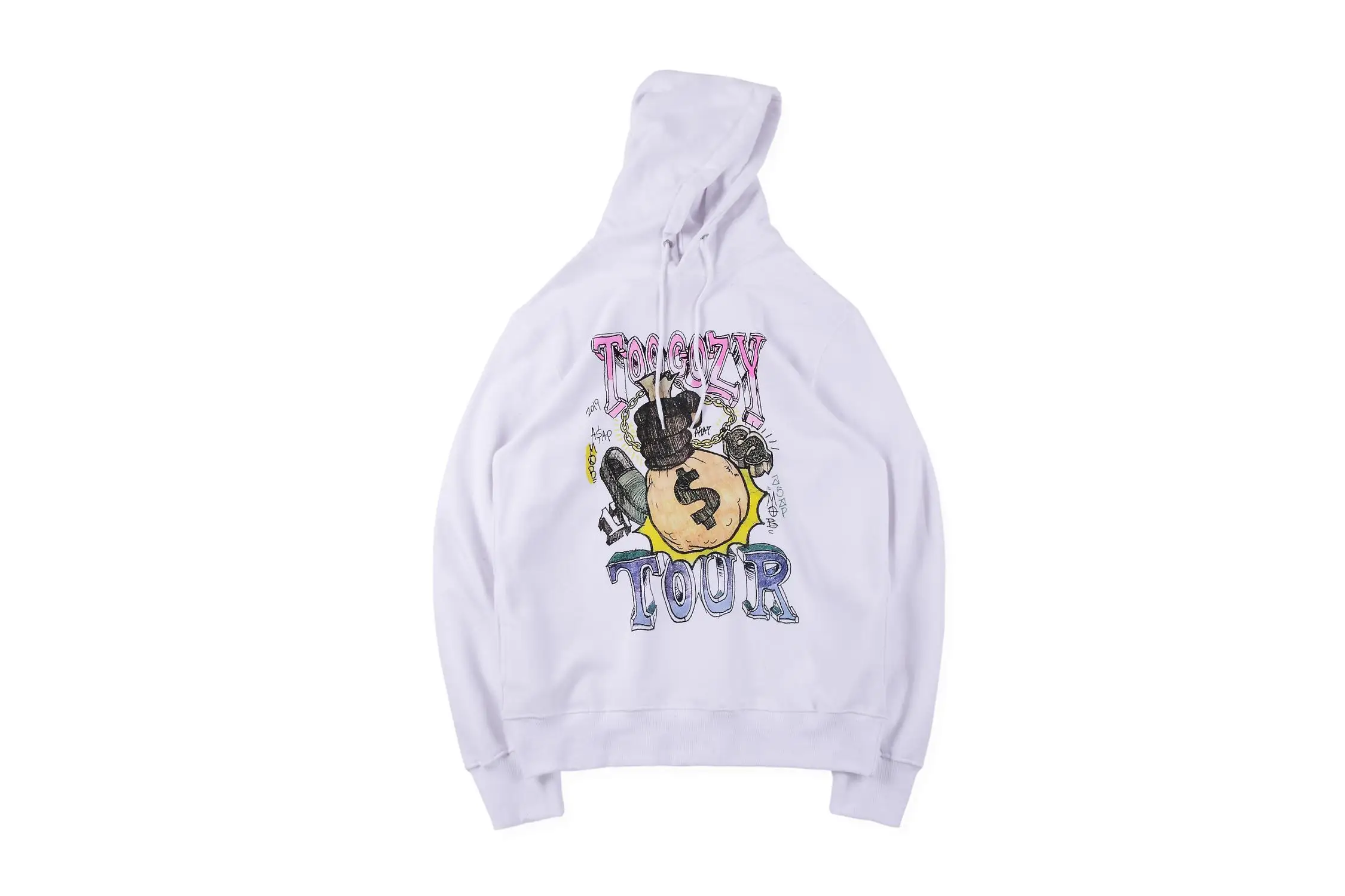 6 19SS как можно скорее ROCKY ASAP MOB TOO COZY TOUR HOODIE хлопок хип хоп тройник высокого качества с изображением Трэвиса Скотта Толстовка для мужчин wo - Цвет: 6