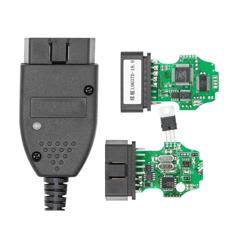 10 шт. автомобильный Obd2 16pin Диагностический кабель для Kline и CAN BUS Поддержка до автомобильный T001-189