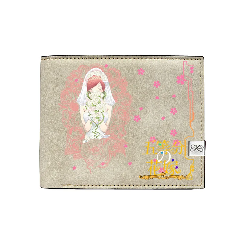 3 Quintuplets женские портмоне из искусственной кожи короткий кошелек Kawaii ID Card Holder Nakano Miku Money Phone сумки - Цвет: 3