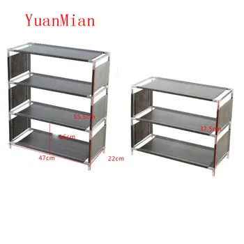 

3-5 Layers Non-woven Shoe Rack Living Room Fabric Dustproof Cabinet Organizer Holder DIY Foldable Stand Shoes Shelf