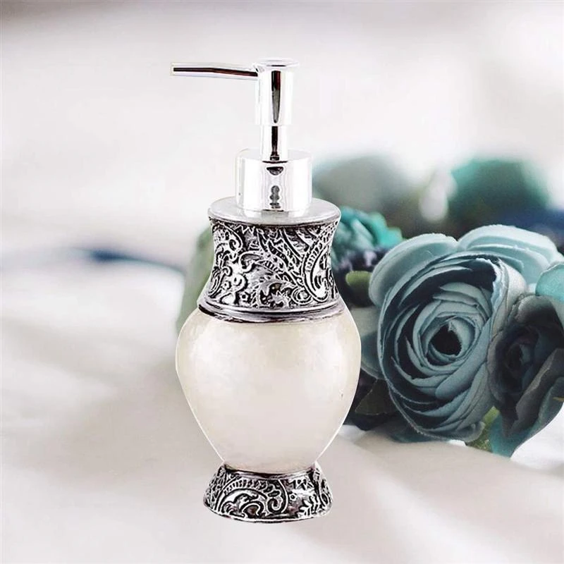 

1Pc 260Ml Pump Bottle Refillable Empty Decorative Liquid Holder Lotion Dispenser Container for Liquid Soap Shampoo Shower Gel