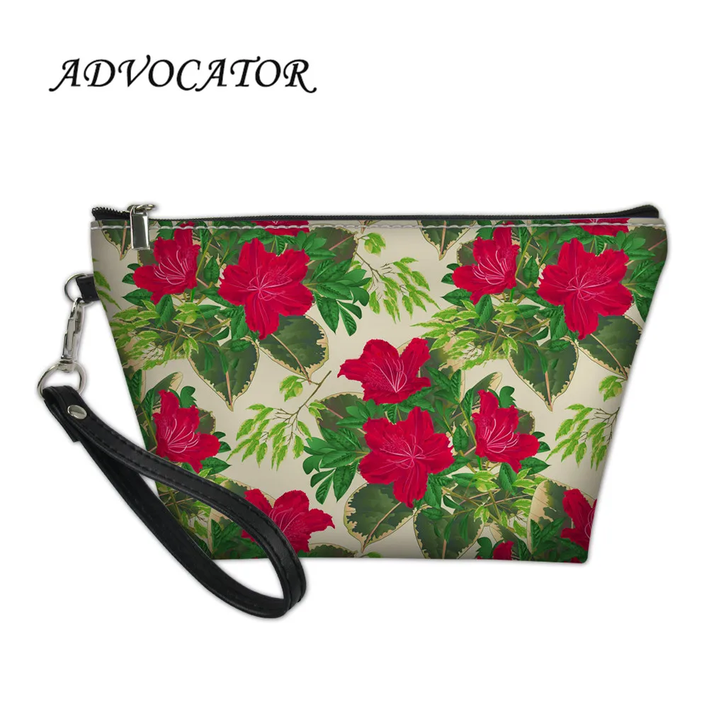 Женский чехол для макияжа с рождественским принтом Poinsettia, косметичка, сумка для путешествий для девочек, сумка на молнии, Beatuy Pouch Neceser Mujer - Цвет: BLG8139Z8