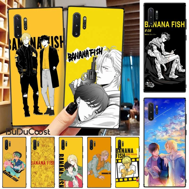 Benz Banana Fish Anime Phone Case For Samsung Galaxy Note 10 Pro 9 8 S10 S9 S8 Plus Phone Case Covers Aliexpress