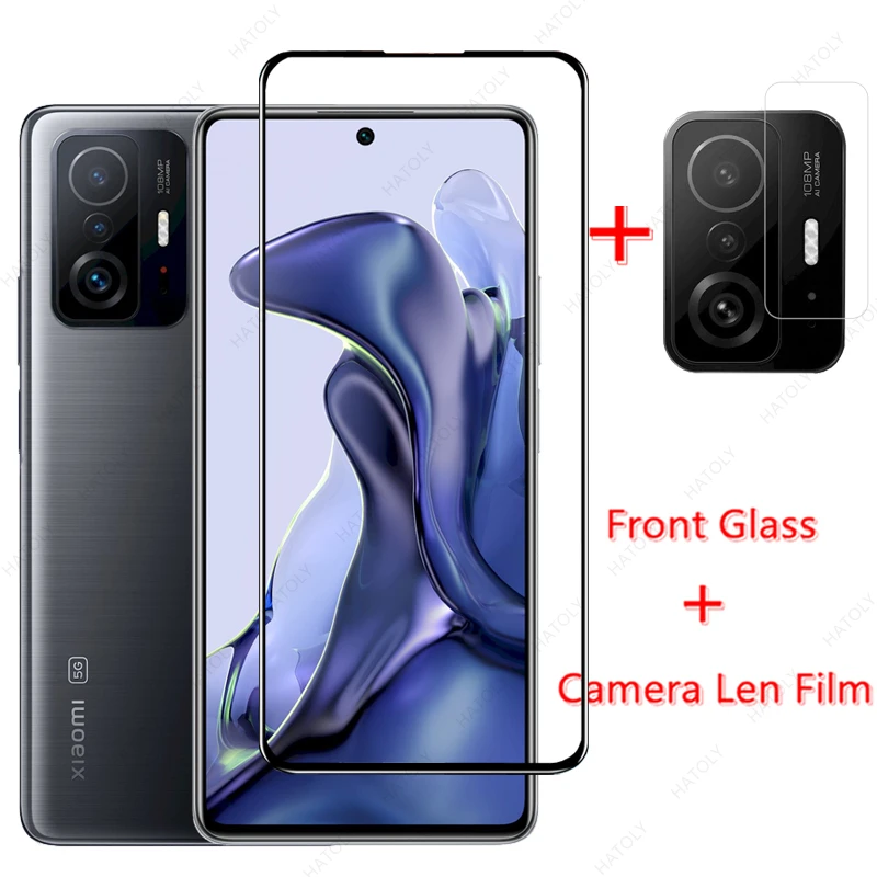 For Glass Xiaomi 11T Pro Tempered Glass for Xiaomi 11T 11X 10T Pro 11i 11 Lite Front Glass Screen Protector Camera Len Film iphone screen protector