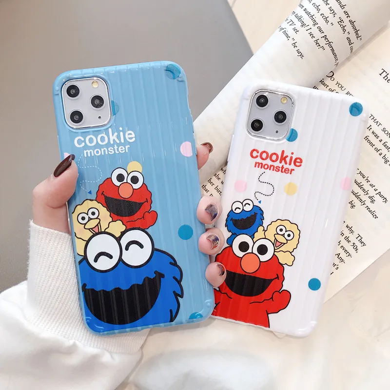 

Elmo Cookies Phone Case Honor 8X 9 9X 10i 20 Luggage TPU Back Cover For Huawei P20 P30 Mate 20X 30 Pro Lite Nova 3 3i 4 5 5i Pro