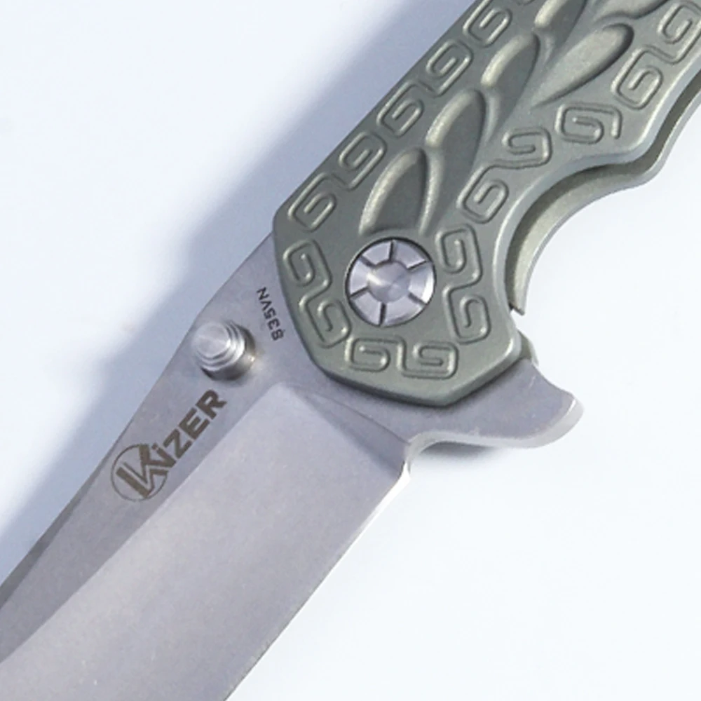Нож kizer survival KI423, высококачественный складной нож s35vn, инструменты для охоты на открытом воздухе