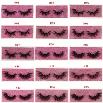 

Eyelashes natural handmade eye lashes Soft False Eyelashes 1pair glitter packing Makeup long sexy 3D Mink Lashes E06