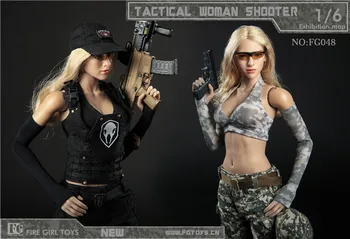 

1/6 FG048 Tactical Woman Shooter's Clothes For 12" Female Figures