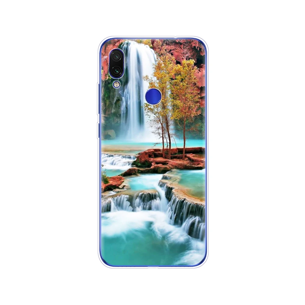 xiaomi leather case design For Xiaomi Redmi Note 7 pro Case coque Silicon Painting Soft TPU cover on For Redmi Note 7 copas 6.3 inch bumper Protective cute xiaomi leather case case Cases For Xiaomi