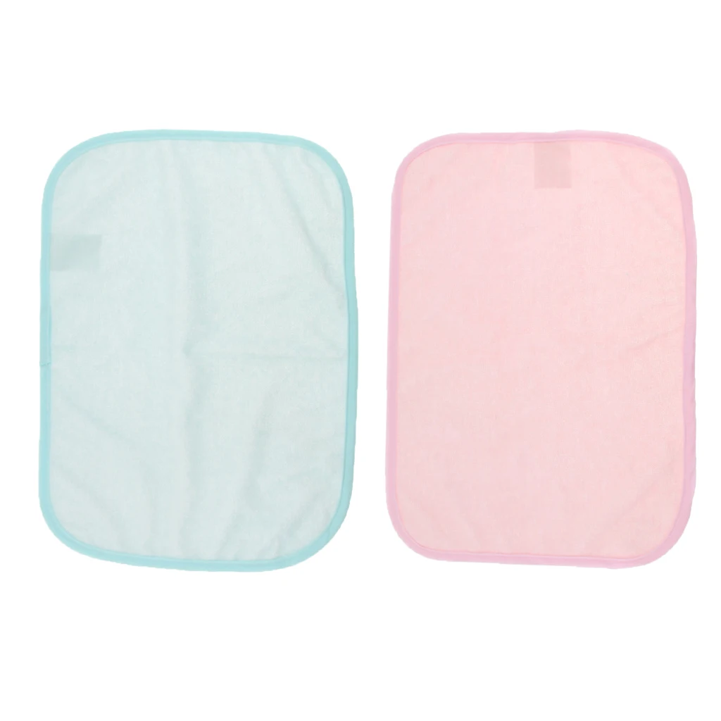 2pcs Waterproof Sheet and Mattress Protector Absorbent Incontinence Bed Pad, Machine Washable Underpad