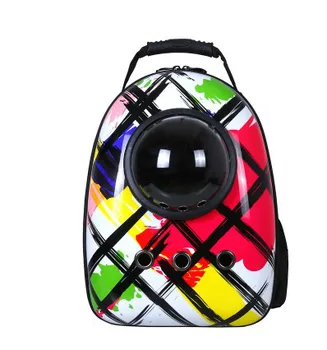 

Pet Cat Backpack Bubble Window for Kitty Puppy Chihuahua Small Dog Carrier Crate Outdoor Travel Bag Cave D-D