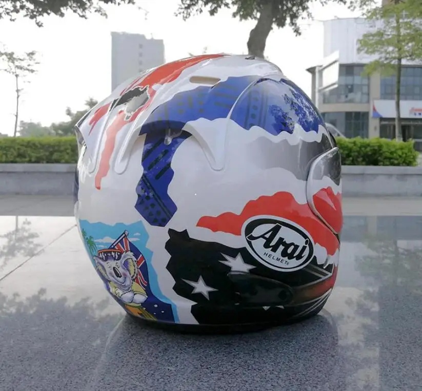 Arai R3 шлем мотоциклетный шлем с открытым мотокроссом размер шлема: S M L XL XXL, Опционный трехцветный объектив 3