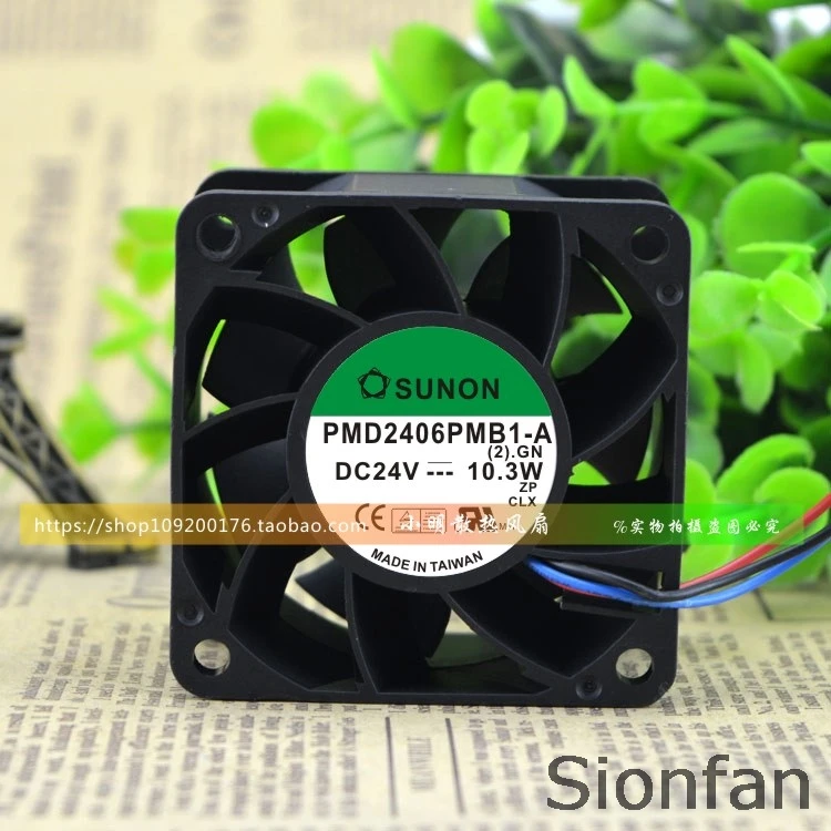 Для оригинального стандартного охлаждающего вентилятора SUNON 6 см 6038 дюйма 24 в 10 3