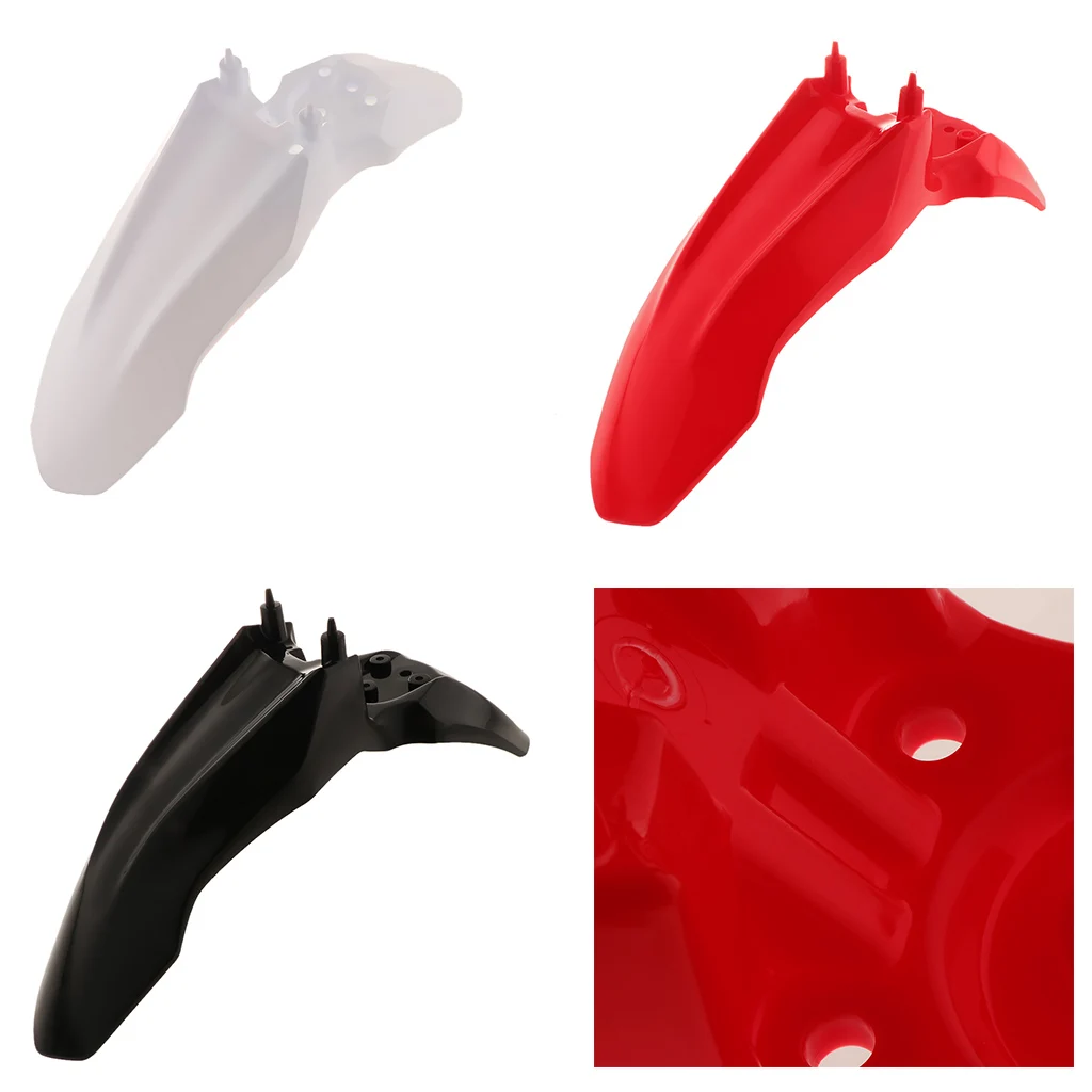

Motorcycle Fenders Mudguard, Front+Rear Adjustable Mud Guard Set Universal Accessories Fit for Honda CRF 110
