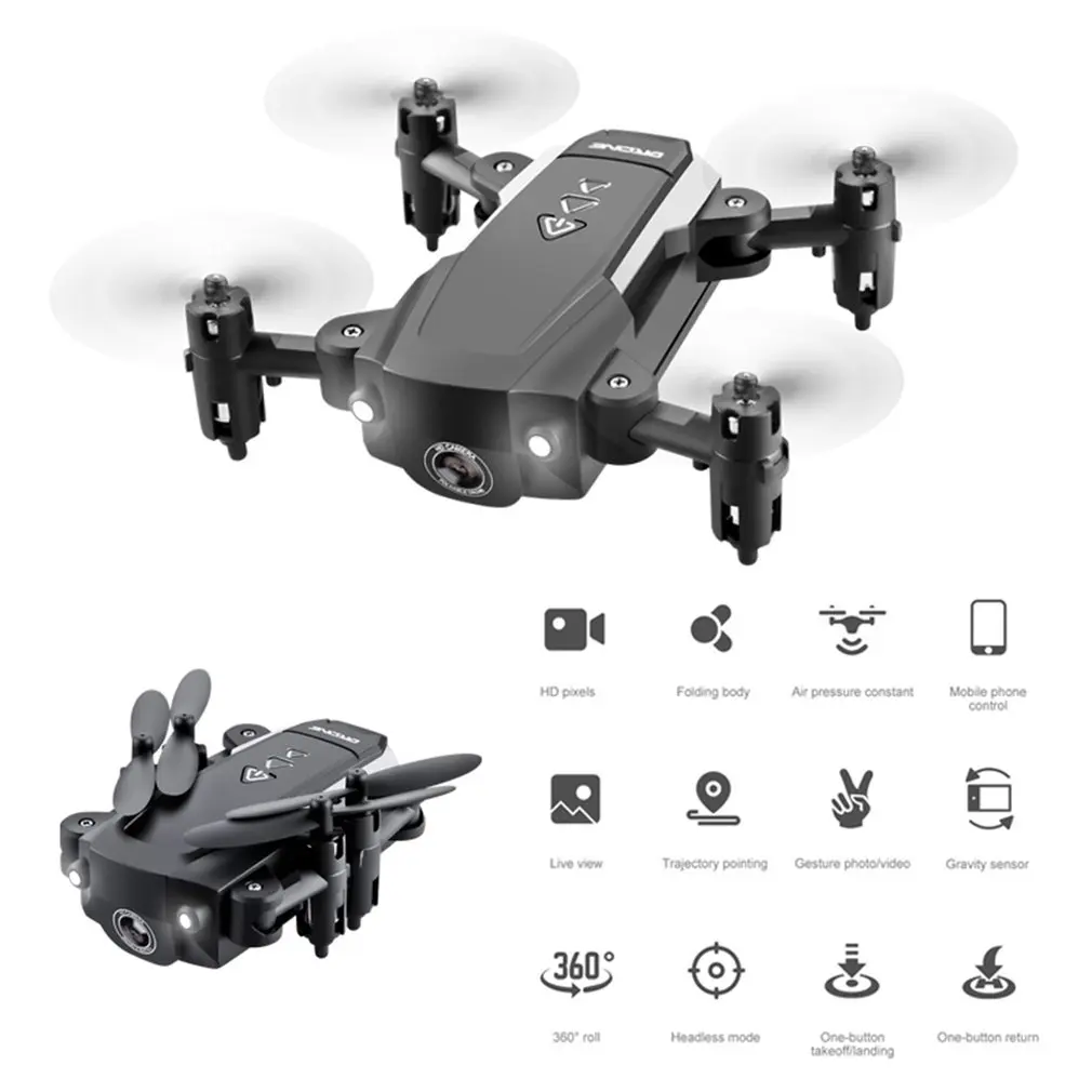 KK8 складной мини-Дрон RC FPV Самолет 1080P HD камера Wifi FPV Дрон селфи RC вертолет подарок для детей мальчиков и девочек