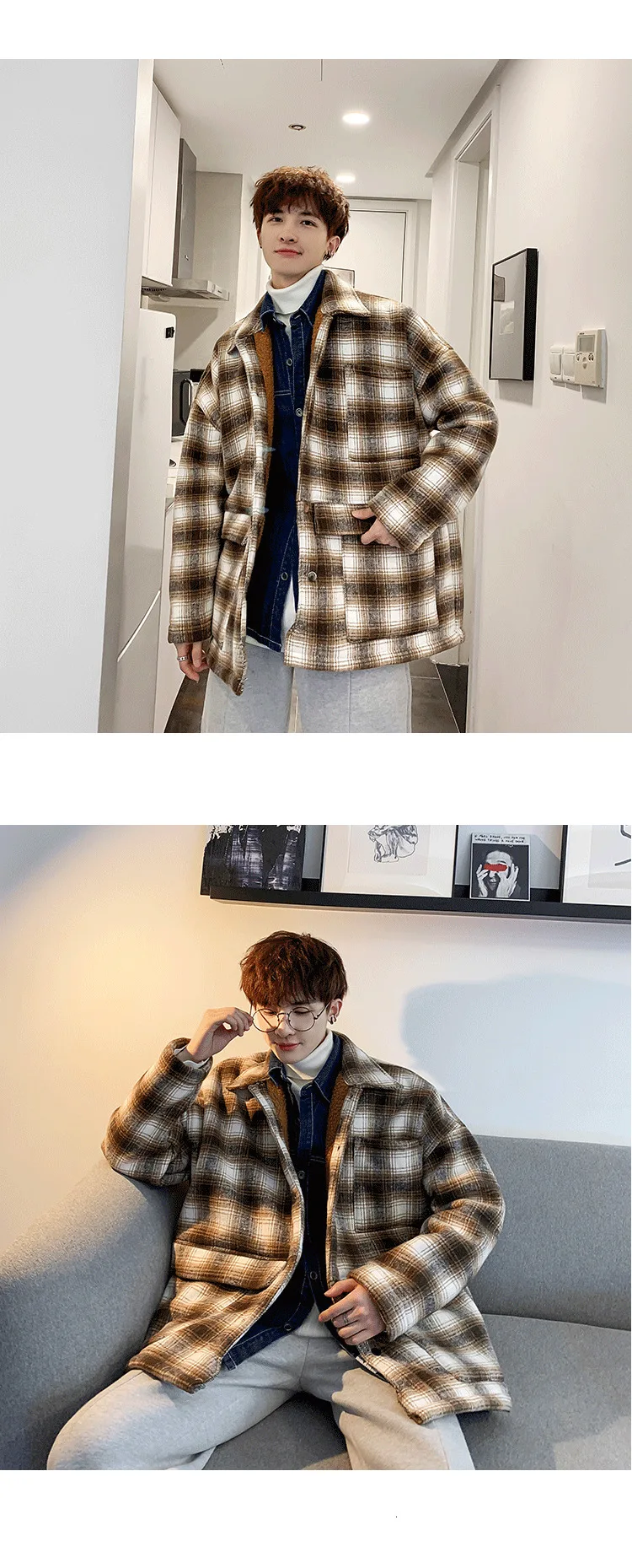 Winter Jacket Men Thick Warm Parka Windproof Streetwear Hip Hop Student Clothes Cotton Coat Korean Gentleman British College