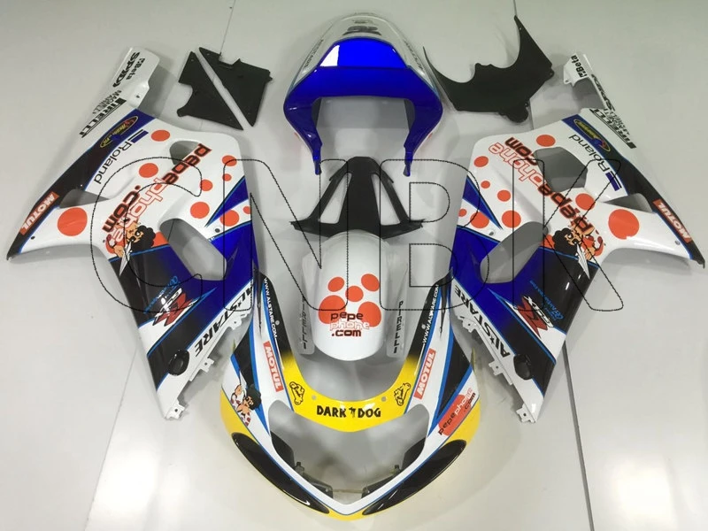 Для Suzuki GSXR600 2003 обтекатель Наборы GSXR 750 01 03 набор для всего тела 2000 - K1 K2 | Автомобили