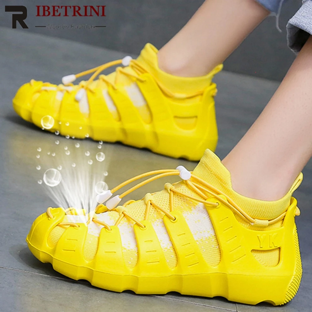 

RIBETRINI women's Flat Shoes Woman INS Hot Streth Fabric Flat Shoes Woman Student Fashion Sneakers Leisure Shoes Woman