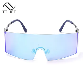 

TTLIFE Luxury Brand Goggle Sunglasses Women 2020 Oversized Sunglasses Men Glasses Ladies Vintage Sunglasses Retro Oculos De Sol