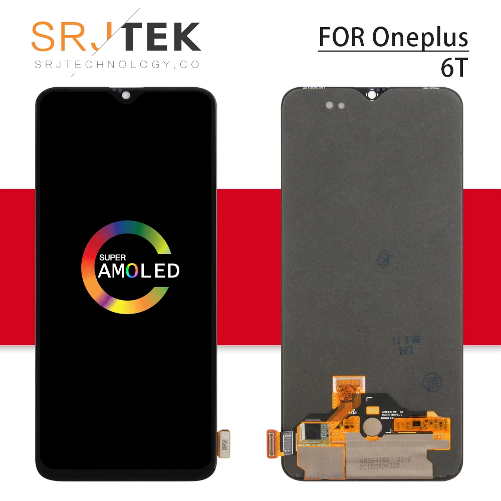 AMOLED для Oneplus 6 ЖК-дисплей сенсорный экран дигитайзер панель стеклянная сборка 1+ 6 шесть рамка для One Plus 6T дисплей A6000 A6003