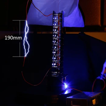 

Simulated lightning Pulse arc generator Boost transformer Ignition Coil Negatives Ion, Ozon Spark simulation of pulse high volt