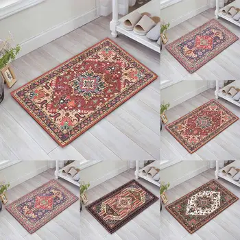 

Polyester Floor Mat Non-Slip Kitchen Soft Rug Carpet Hotel ComfortableSoft