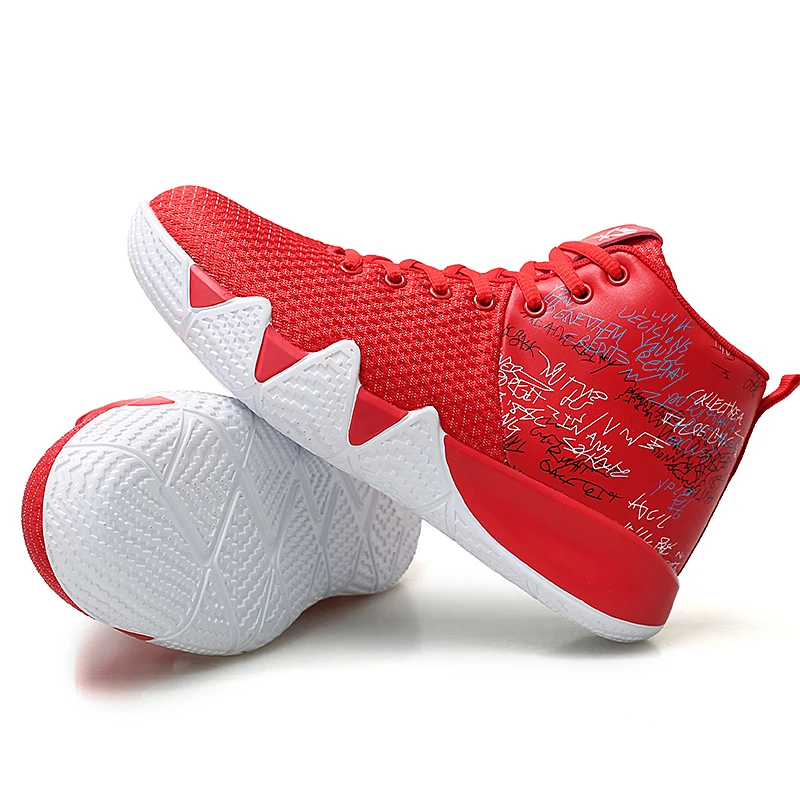 Высокое качество Jordan баскетбольные кроссовки для мужчин Kyrie 4 обувь с высоким берцем удобные баскетбольные спортивные кроссовки Ботильоны zapatillas hombre
