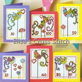 

CD199 18ct DIY Invitation Greeting Card Special Popular Full Set CrossStitch Greeting Card Birthday Christmas Phoenix