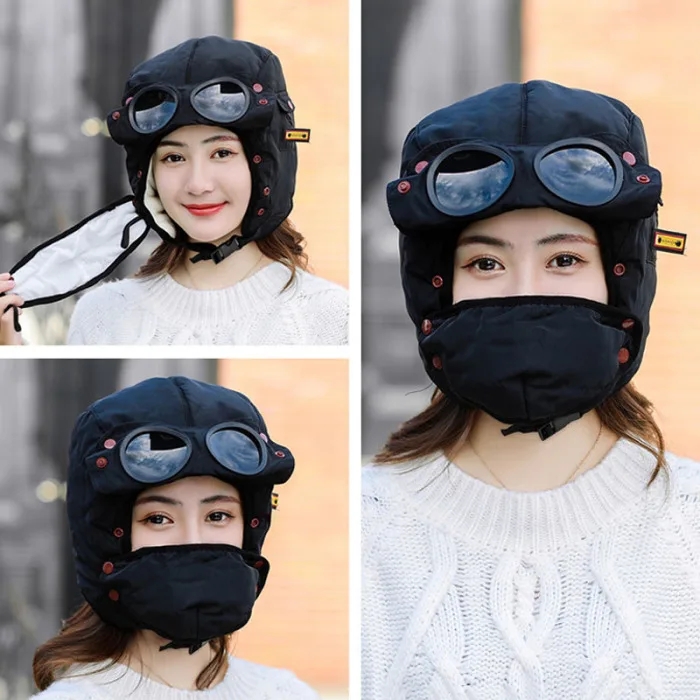 Thermals зимняя охотничья шапка, утолщенная теплая с ветрозащитной маской, защита ушей для улицы, KNG88