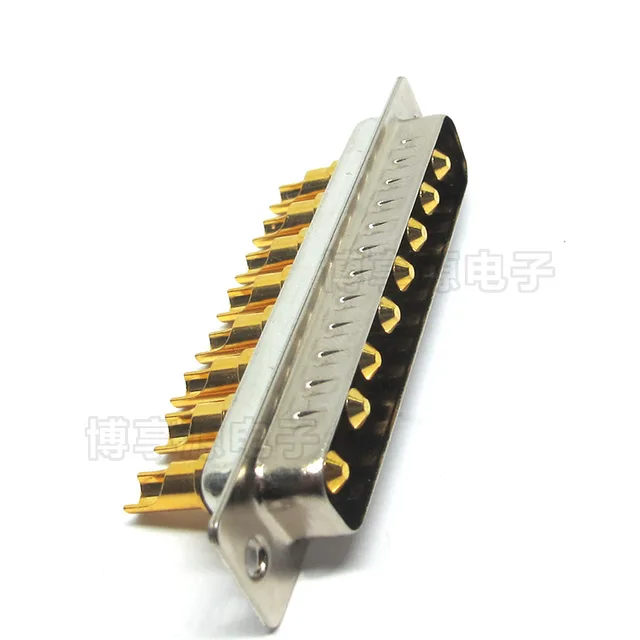 D-Sub Nagy Áramú Vezetékes Típusú 8 Dugó Csatlakozó Téglalap Alakú Áram 8W8 Hegesztett Hím Fej - Image 4