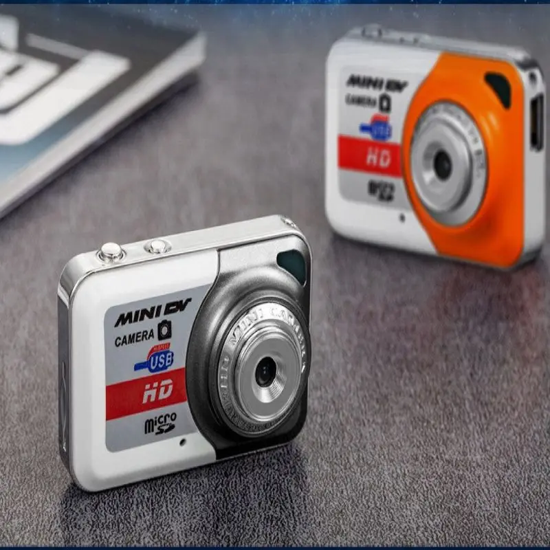  Portable X6 Digital Camera Ultra HD Mini Camera 32GB TF Card w/Mic Digital Video Camera PC DV Camco