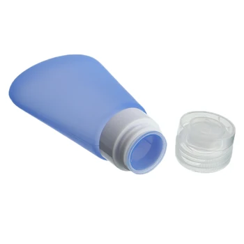 

1Pcs Portable Silicone Refillable Bottle Traveler Packaging Lotion Point Shampoo Container Press Bottle Makeup 30/60/89ML Tools