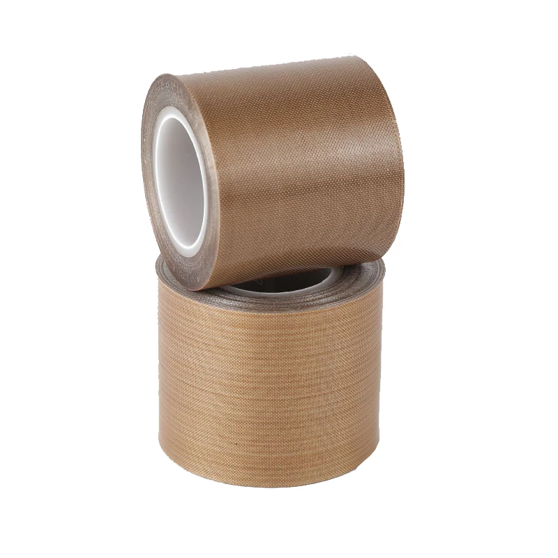 Anti-sticky  High Temperature Tape Heat Resistance PTFE Coated Fiberglass Fabric Silicone Adhesive Cloth 3